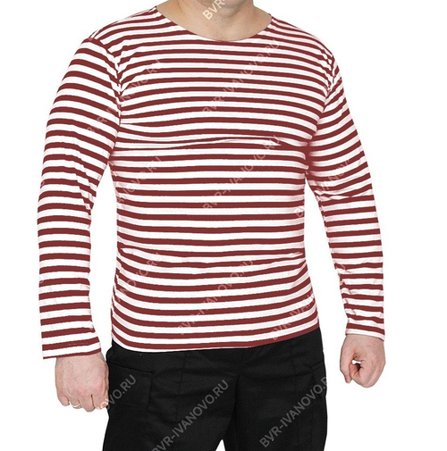 Тельняшка летняя Краповая полоса ГОСТ( хлопок)