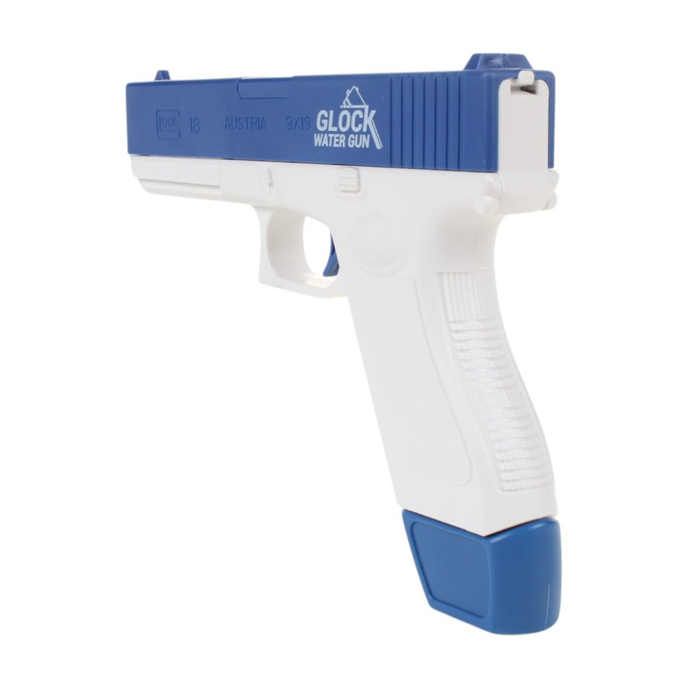 Водный пистолет 27см. аккум. от USB, синий, коробка 6883