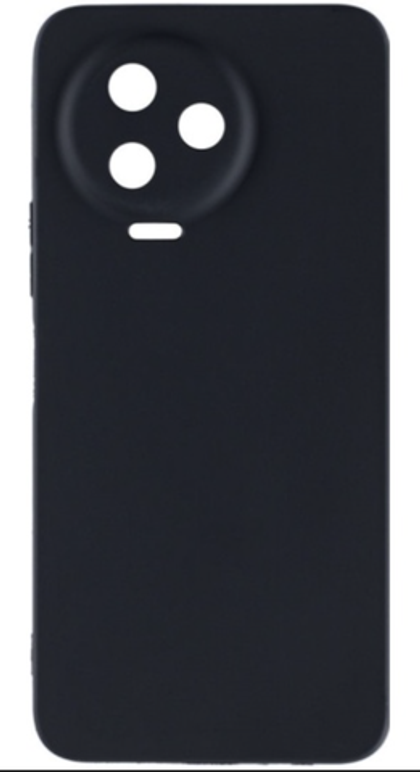 Накладка Infinix Note 12 4G силикон матовый  Black  Soft Case Zibelino