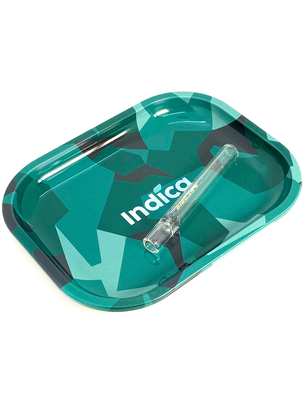 Металлический поднос Indica CAMO 18x14 СМ для табака и трав