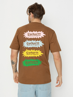 Футболка Carhartt WIP Bam коричневая