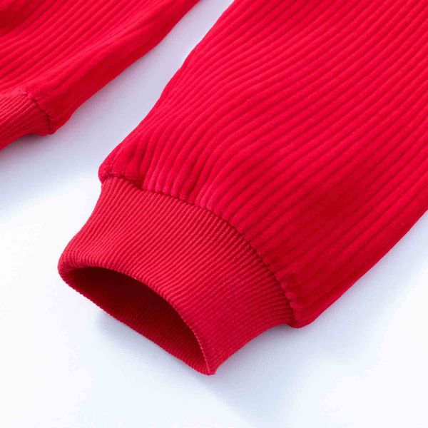 Толстовка Puff велюровая красная - фото 7