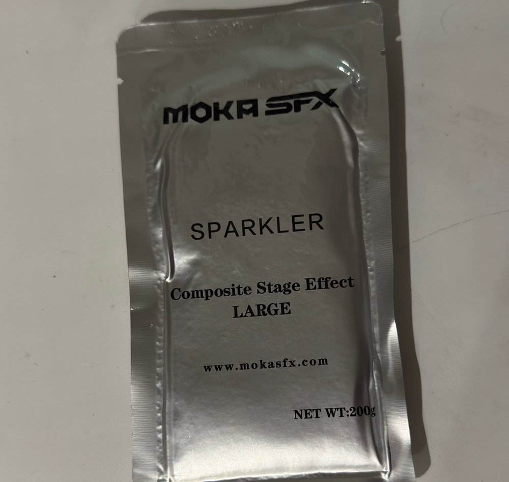Sparkular MOKA SFX 200 гр — премиум порошок для генераторов холодных искр