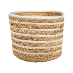 Корзина для хранения "Эквадор", Д230 Ш230 В170, натуральный, белый UC-244