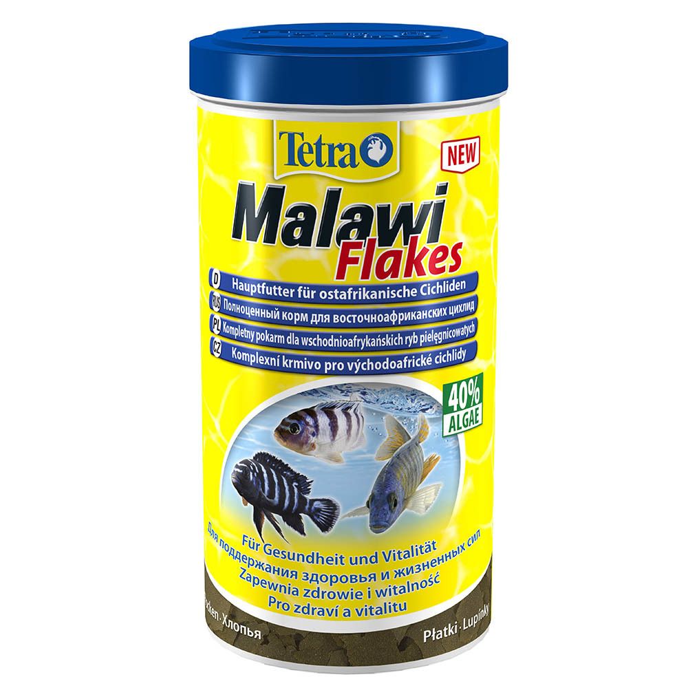 Tetra Malawi Flakes - корм для восточноафриканских цихлид (хлопья)