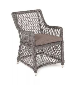 "Латте" плетеное кресло из искусственного ротанга, цвет графит