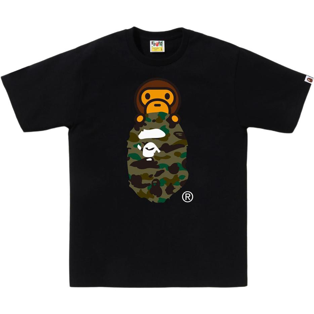 A Bathing Ape 1st Camo Milo On Ape Head Tee