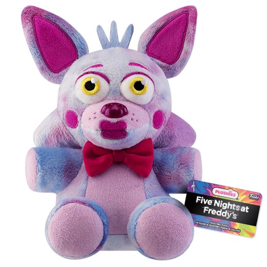 Фигурка плюшевая Funko Plush FNAF TieDye Fun Time Foxy, 18 см / Плюшевая игрушка по мотивам игры "Five Nights at Freddys" Фокси, 18 см