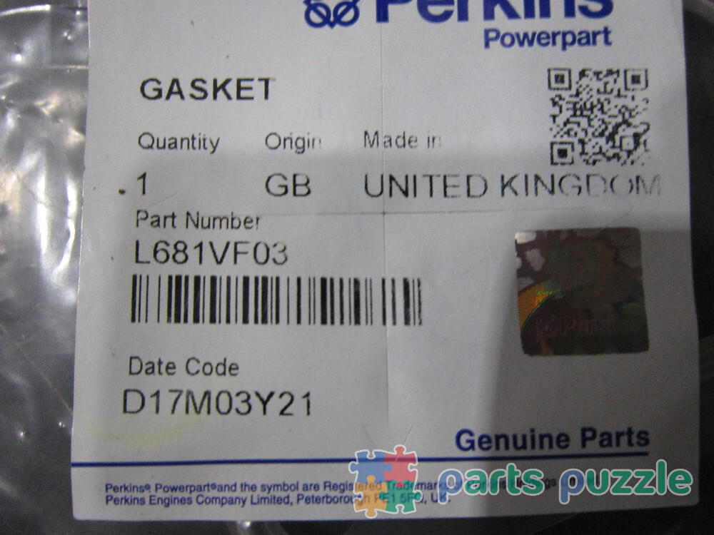 Прокладка впускного коллектора / GASKET АРТ: L681VF03