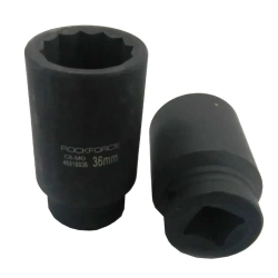 Головка ударная глубокая 36мм 3/4''12гр. RockForce##Rock FORCE RF-46810036
