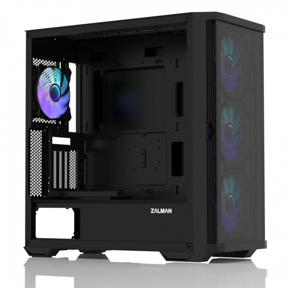 Корпус Zalman Z10 DUO, ATX, BLACK, WINDOW, Infinity Mirror ARGB