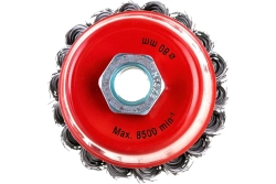 Щетка-крацовка чашечная для УШМ (80 мм, М14) MIRAX 35104-080