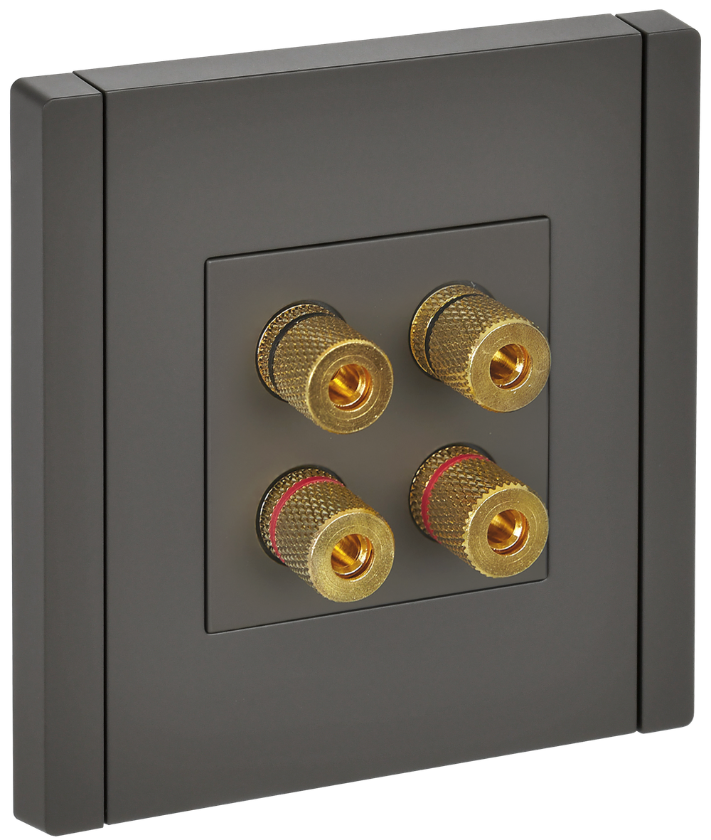 FORTE&PIANO Аудиорозетка 4-местная FP339 серый IEK