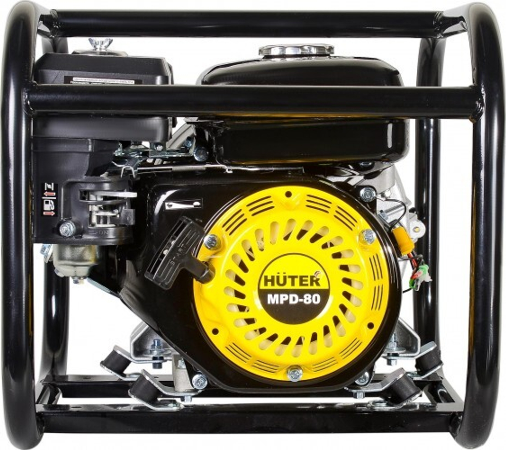Мотопомпа бензиновая HUTER MPD-80 для грязной воды 70/11/4