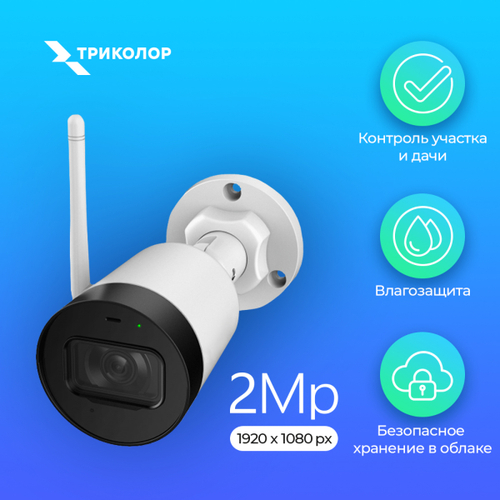 Видеокамера IP уличная Триколор Умный дом SCO-1 (1/2,7", 2 Mpix, Full HD 1080p)