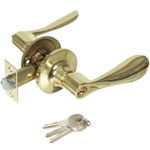 Защелка Trodos, ЗВ3-01, 204116, с ключ, золото