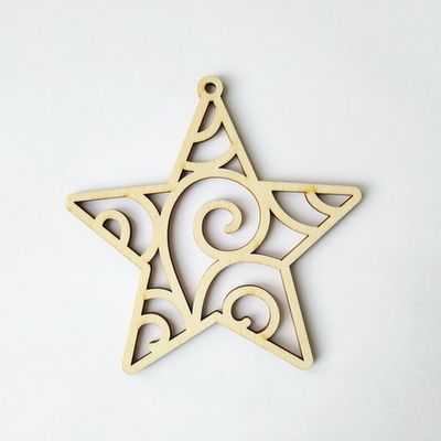 Подвеска на ёлку Звезда