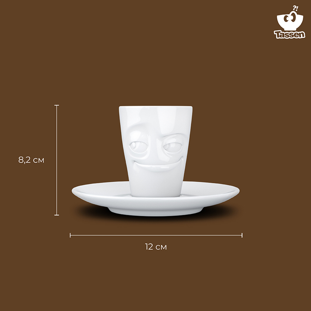 Кофейная пара impish, 80 мл, белая