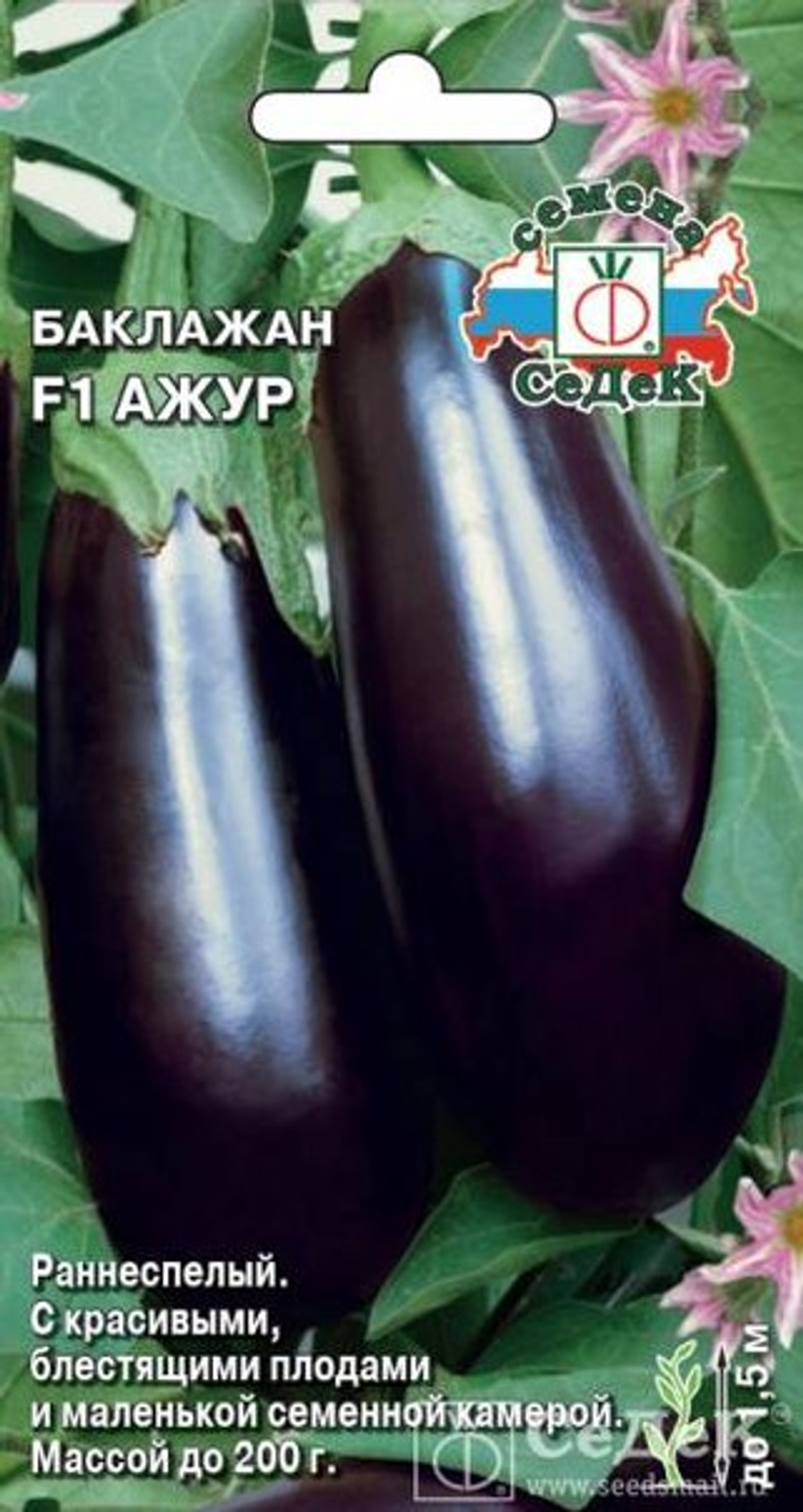 Баклажан Ажур F1 0,1гр Седек