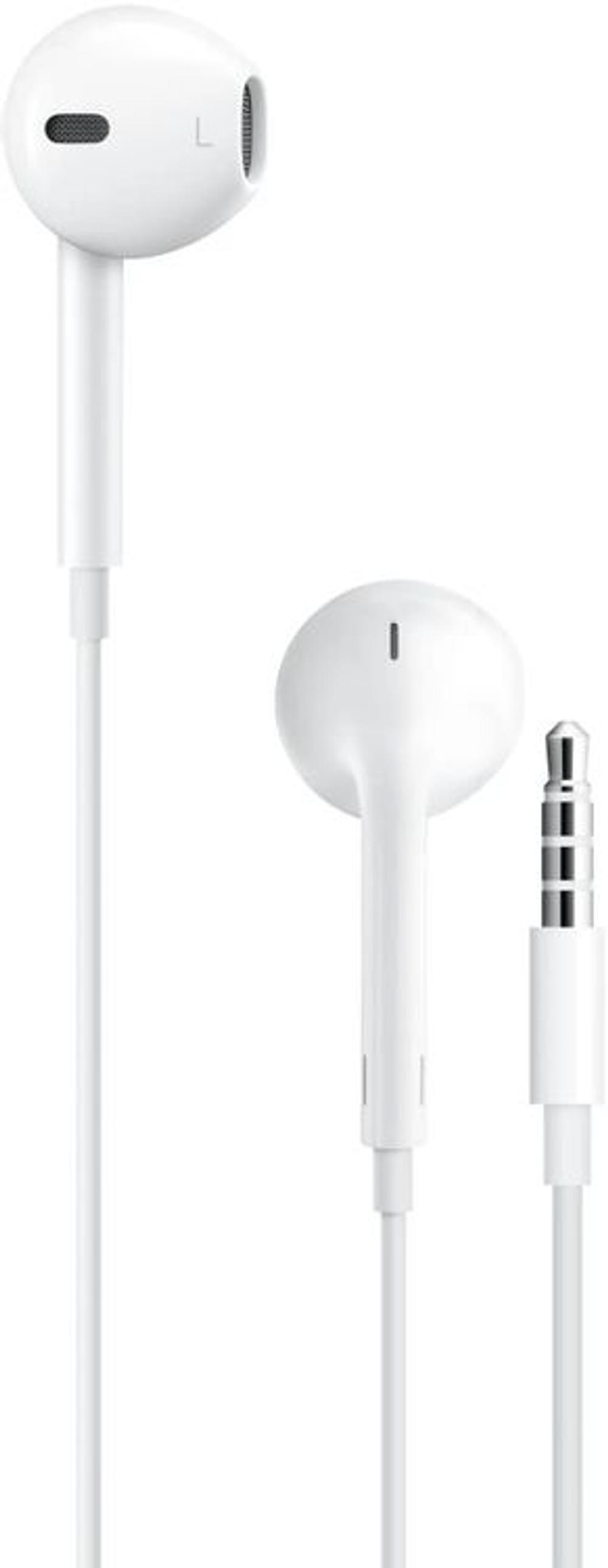 Наушники Apple EarPods A1472, 3.5 мм, вкладыши, белый [mwu53fe/a]