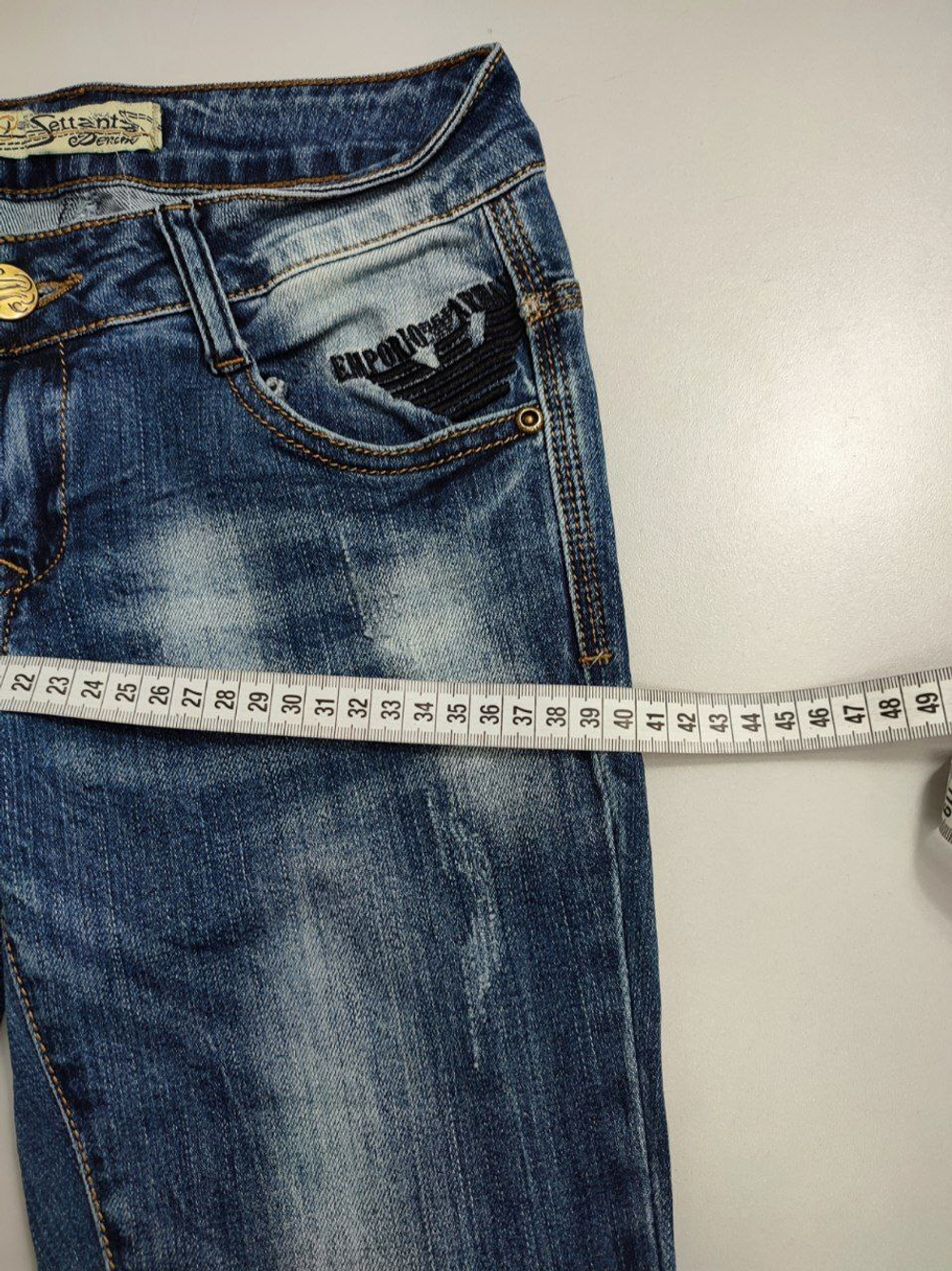 Джинсы Settanta модные 40 размер