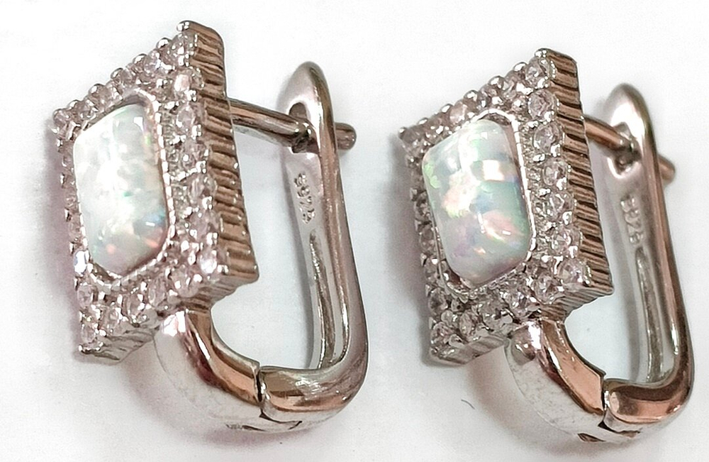 Серьги из серебра Эстерелла