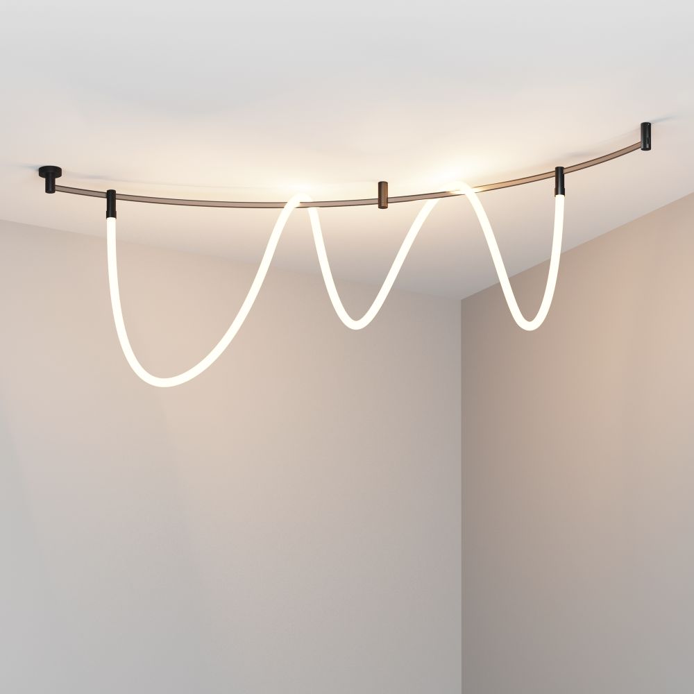 Трековый магнитный светодиодный светильник Maytoni Flexity   TR209-1-48W3K-B