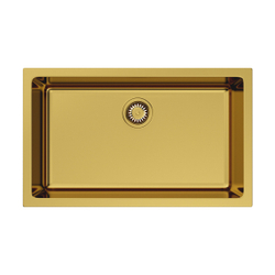 Кухонная мойка Omoikiri Okinoshima 76-U/I-G-GLOSSY Natceramic/золото 4993041
