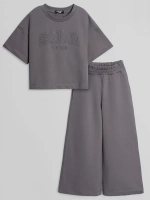 Костюм для девочки, футболка и брюки