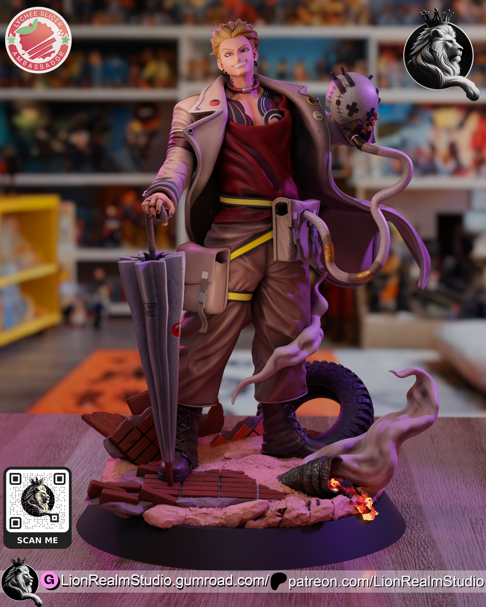 Enjin from Gachiakuta Фигурка