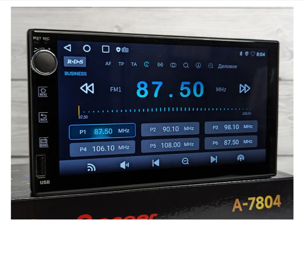 Автомагнитола 2DIN Pro.Pioneer A-7804 (7"/2+32GB/Android12)