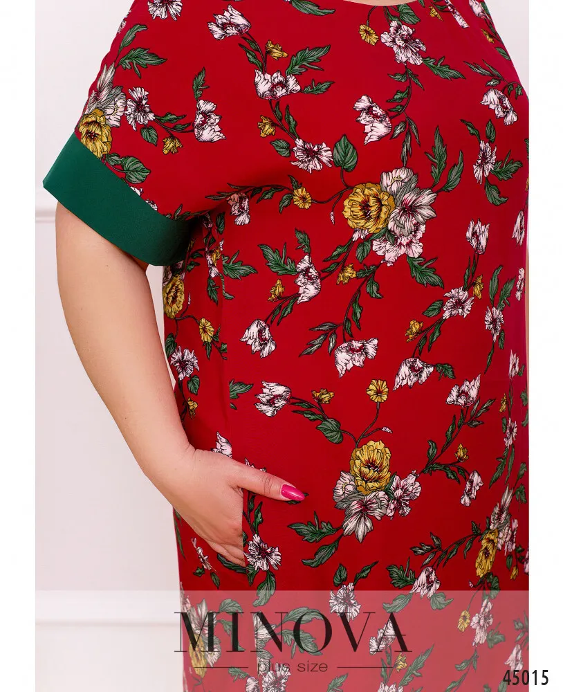 Платье 2270-красный Minova