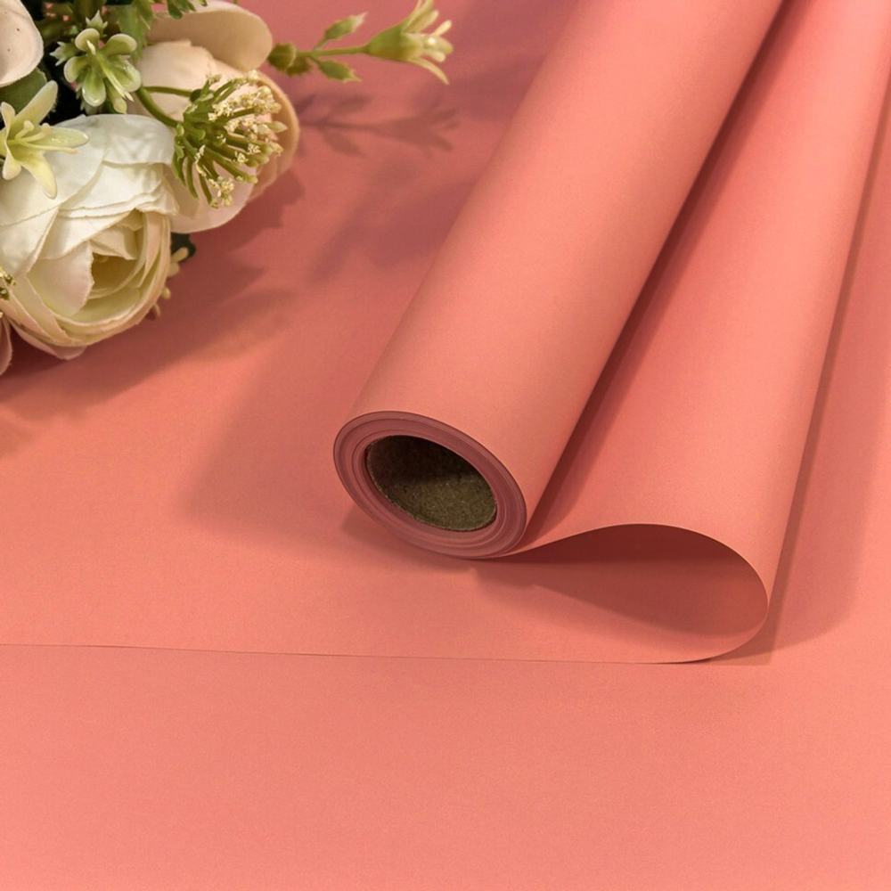 Пленка В рулоне 10 м х 58 см "Корейская" (Розовый)