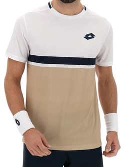 Мужская теннисная футболка Lotto Tech V D1 - irish beige