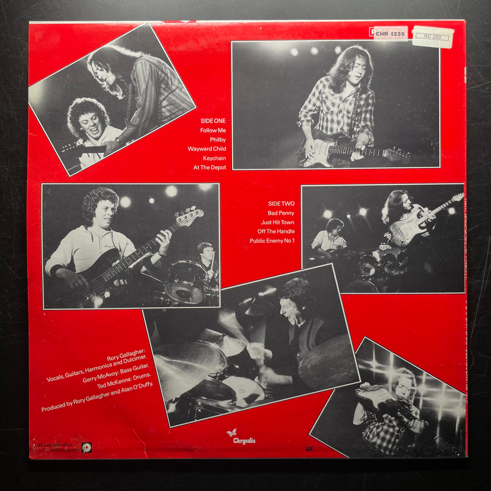 Rory Gallagher ‎– Top Priority (Франция 1979г.)