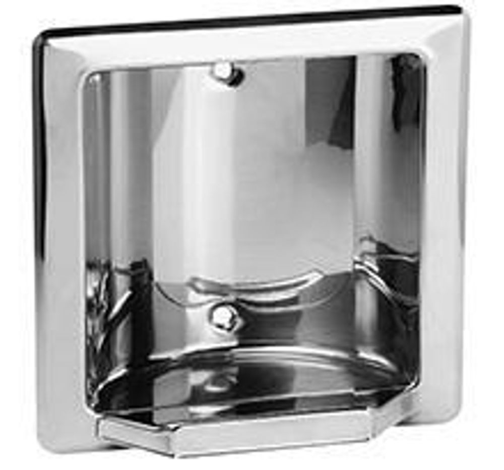 Мыльница встраиваемая нерж. сталь CLASSIC 09038.B глянцевый