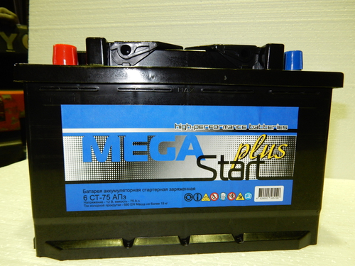 Аккумулятор 75 MegaStart Plus п.п. R+ (Калининград)