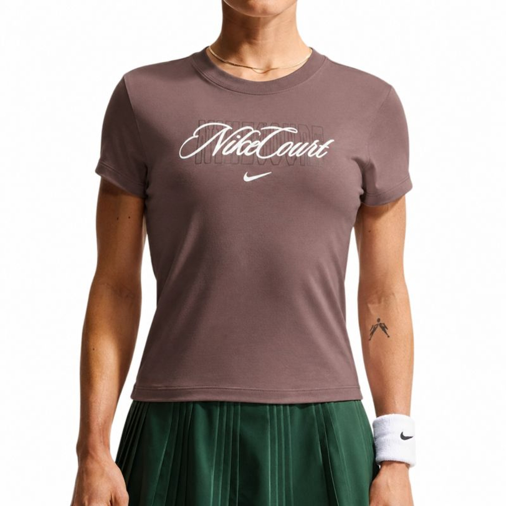 Женская теннисная футболка Nike Court Heritage Tennis - tattoo/sail