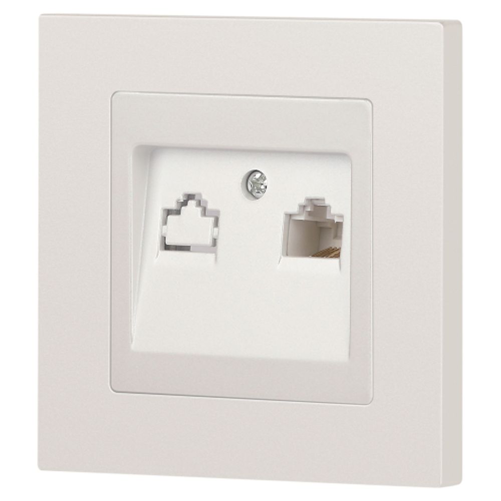 Розетка Intro Accent 6-303-06 информационная RJ45 IP20 СУ перламутр