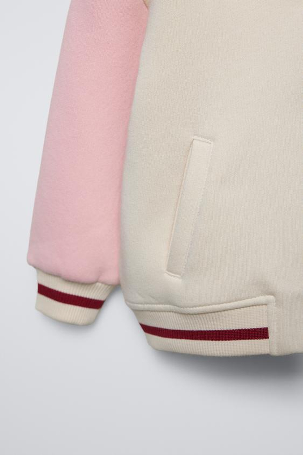 ZARA БОМБЕР С ВЫШИВКОЙ И БАНТОМ, РОЗОВЫЙ