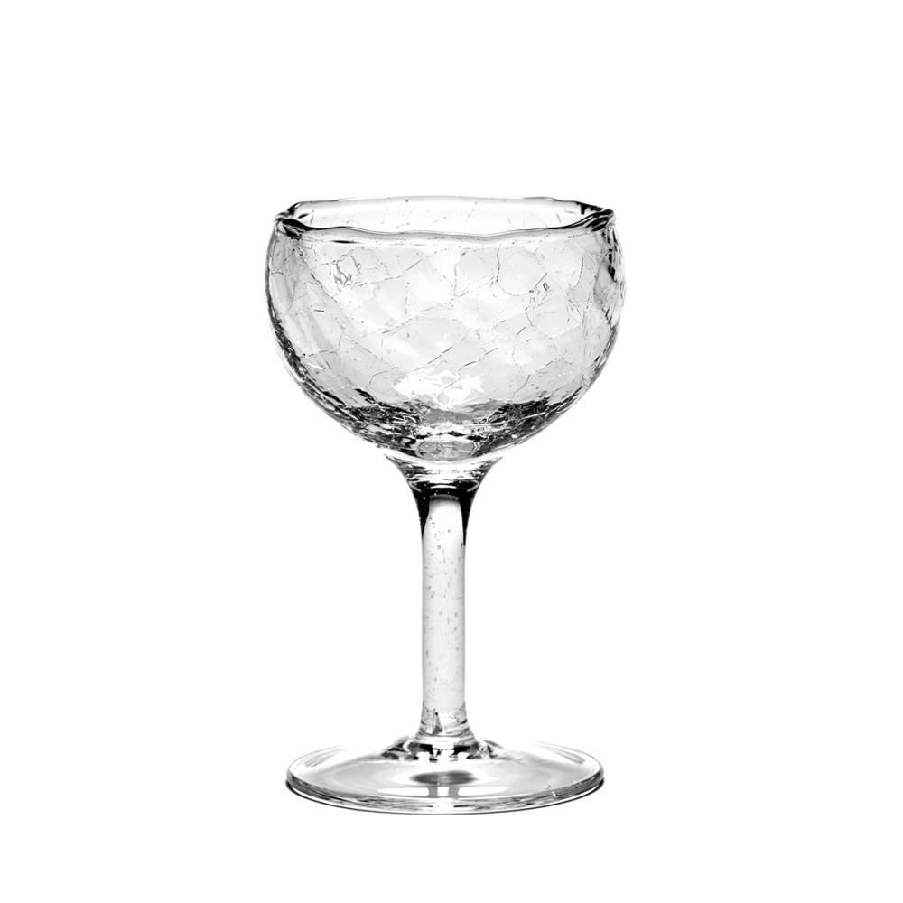 Бокал Champagne Coupe SEMPRE стекло/clear/crackle 90х90х150h объем 150ml