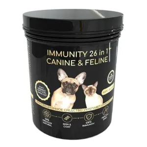 Кормовая добавка Immunity 26 in 1 Canine&Feline для иммунитета кошек и собак 30г