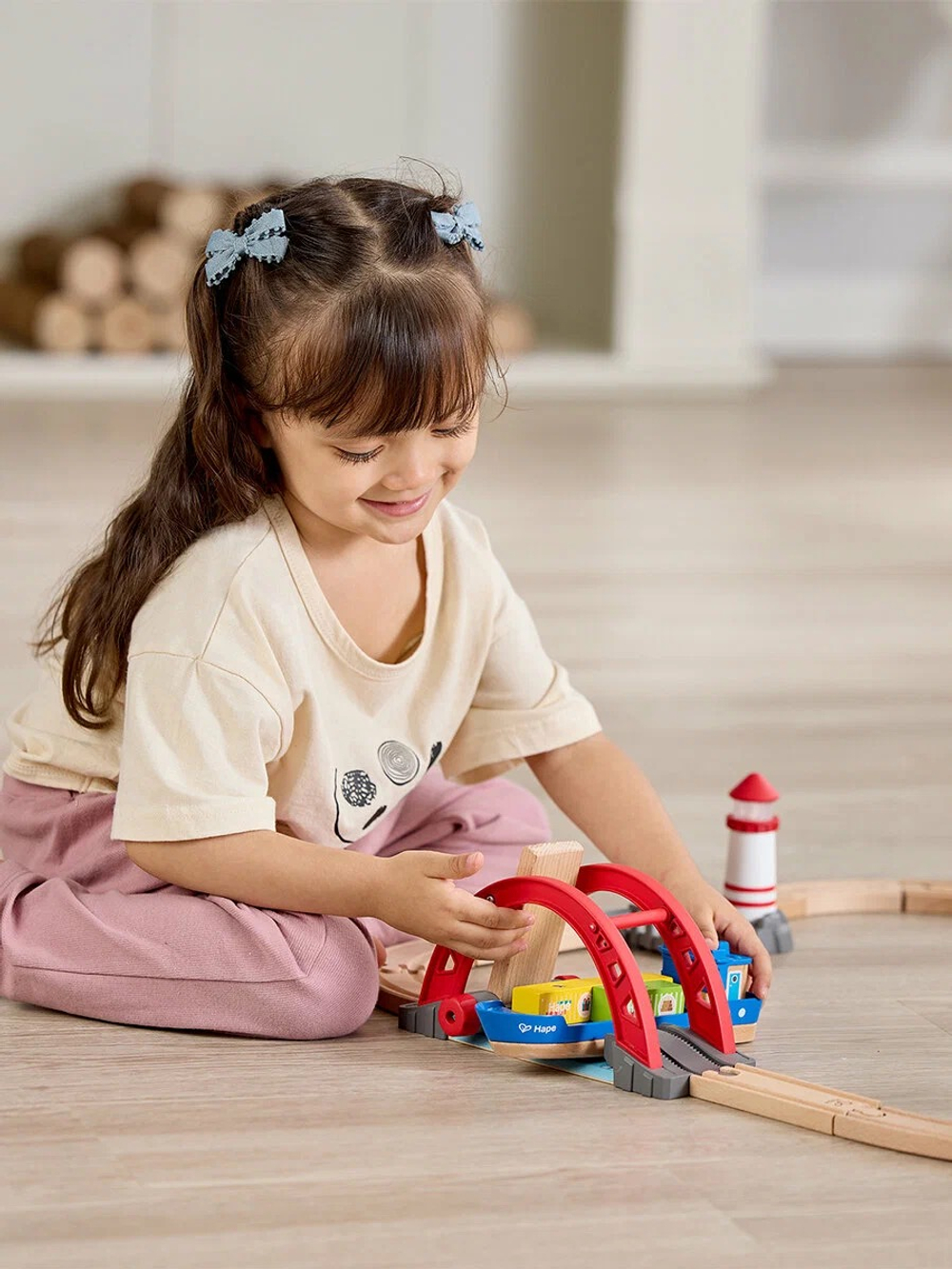 Игровой набор " Ж/Д Доставки груза в порту"