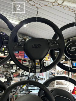 Мультируль Нива 4х4/Легенд с подсветкой кнопок, обшивка экокожей, без обогрева