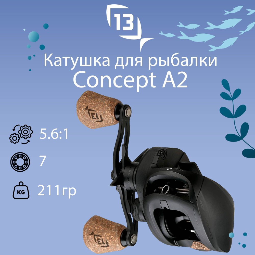 Катушка мультипликаторная кастинговая ConceptA2 casting reel