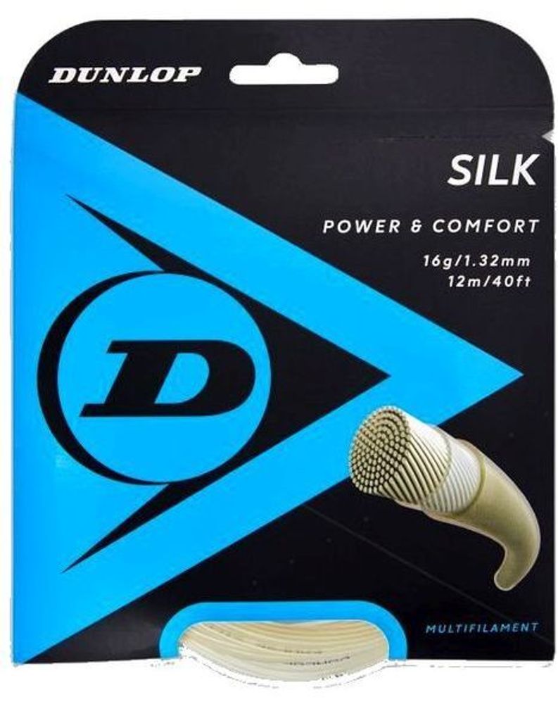 Теннисные струны Dunlop Silk (12 m) - natural