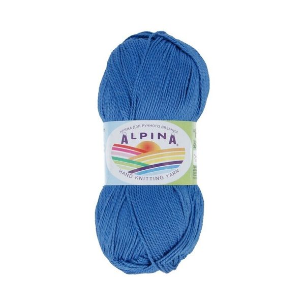 Пряжа Alpina Holly / уп.10 мот. по 50г, 200м, 322 синий