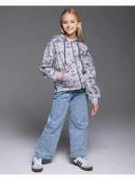 Худи для девочки на молнии в школу