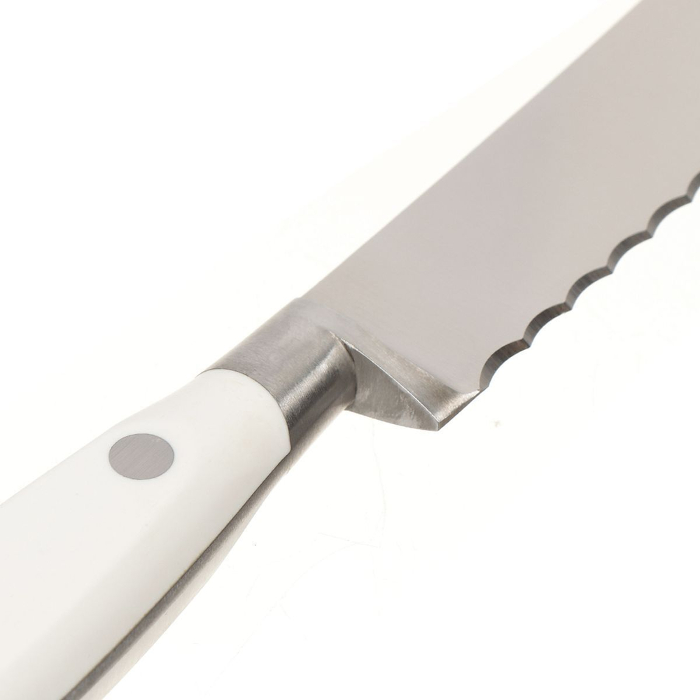 Нож кухонный Arcos, Riviera Blanca, для хлеба, кован сталь, 20 см, рук пласт, 231324W