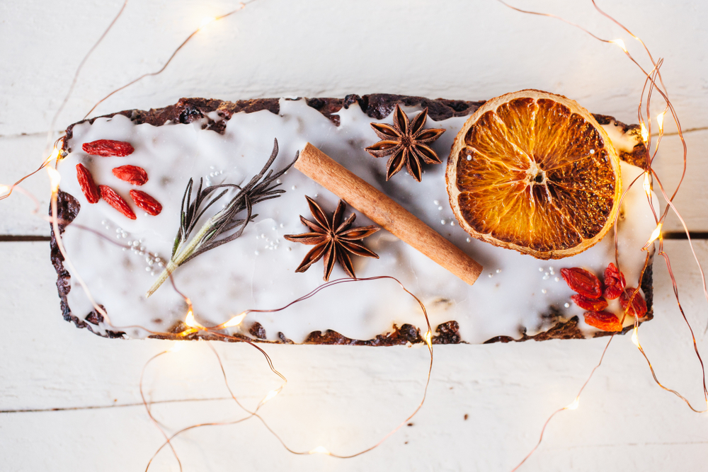 Английский рождественский кекс мини, 550г